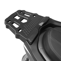 Porte-bagages arrière léger et étanche en alliage d'aluminium pour moto, avec dossier intégré, pour UFR150