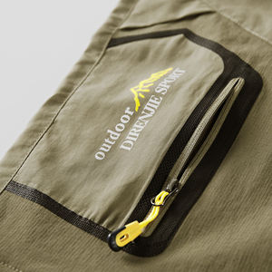 Pantaloni sportivi personalizzati ad asciugatura rapida pantaloni <span class=keywords><strong>da</strong></span> <span class=keywords><strong>Trekking</strong></span> all'aperto <span class=keywords><strong>pantaloncini</strong></span> Cargo impermeabili leggeri con tasche con cerniera - Product Image 6