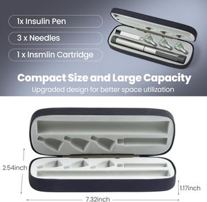 Étui à stylo vide réutilisable compatible avec les stylos d'injection V1 V2 V3, incluant le stylo et la cartouche. - Product Image 4