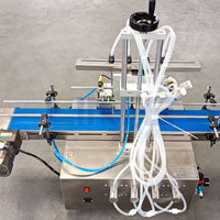 Machine d'étiquetage de bouchage de remplissage automatique de type horizontal de bureau adaptée à la sauce alimentaire mayonnaise chili salade ketchup