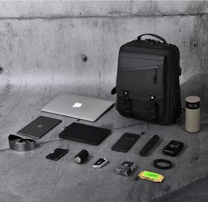 Men's <b>Large</b> <b>Capacity</b> <b>Backpack</b>, Multifunctional Outdoor Travel Handbag, Shoulder Bag for Commute - Product Image 4
