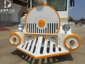 Train touristique de haute qualité, style vintage, commandes simples, OEM, pour <span class=keywords><strong>village</strong></span> de vacances, parc d'attractions - Product Image 3