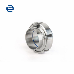 ข้อต่อสุขภัณฑ์ <span class=keywords><strong>SANTHAI</strong></span> SS304/316L แบบ DIN พร้อมปะเก็นซิลิโคน - Product Image 1