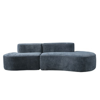 Canapé-lit convertible en tissu compressé 2 en 1, emballé sous vide, double, pliable, moderne, minimaliste, ensemble de meubles pour salon