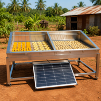 Séchoir solaire commercial en acier inoxydable pour fruits (mangue, ananas, manioc et banane)