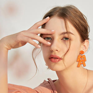 ต่างหูทอสำหรับสตรี Uionen 1862ต่างหูแบบลูกปัดรูปตัวอักษรที่สร้างสรรค์สำหรับวันแม่ - Product Image 6