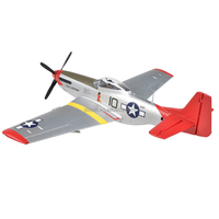 Avión de Combate RC Arrows Hobby AH029R-VEC P-51 de 850 mm, 2.4G, Planeador de Combate de Espuma EPO, Aeronave de Combate sin Escobillas RTF