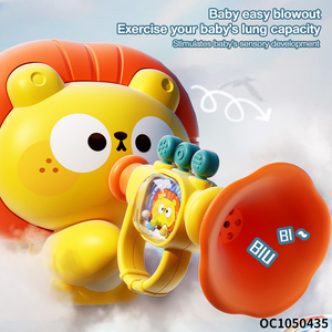 <span class=keywords><strong>Trompette</strong></span> en plastique bon marché avec motif d'animaux <span class=keywords><strong>de</strong></span> dessin animé, haut-parleur mégaphone, fabricant chinois, jouets promotionnels classiques pour enfants - Product Image 5