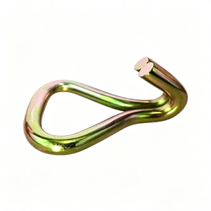 Gancho en J de doble alambre de 25 mm al por mayor, capacidad de 450 kg, accesorio terminal de acero al carbono para correas de remolque, fabricado en Vietnam - Product Image 5