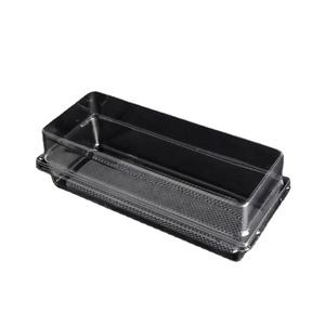 Customized plastic West Point boxes clear cheese cake boxes disposable dessert plastic packaging box