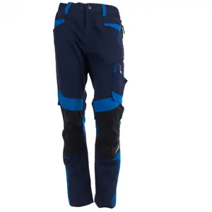 Men construction clothing wear spandex pants waterproof zipper functional pockets workwears safety pants