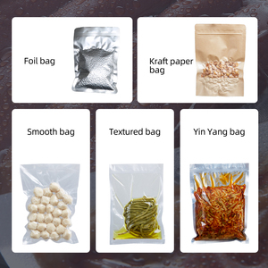 Selladora al Vacío Eléctrica Multifuncional de Escritorio con Tapa Abatible, Máquina de Empaque de Acero Inoxidable para Textiles y Madera - Product Image 5