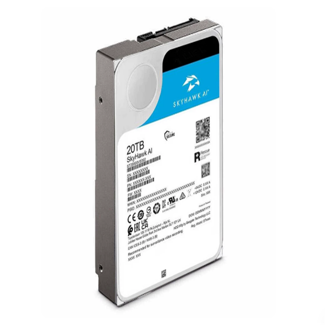 ST20000VE002 20T SATA 7.2K 3.5 Internal Enterprise Server Hard Disk Used Silver Enterprise Server Hard Disk