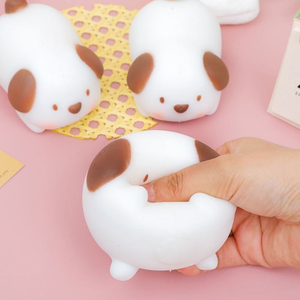 2025 New Tpr Flashing Puffer Ball <b>Light</b> up <b>Rabbit</b> Puffer Ball Animals for Kids Toy Soft Toy Bouncy Ball - Product Image 3