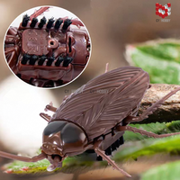 Simulation électrique de cafard insecte jouet en plastique taquineries chats jouet