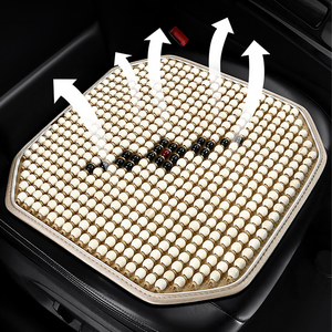 Xiangta Universel <span class=keywords><strong>De</strong></span> Luxe Classique 5 Sièges Étanche En Bois Perle Housse <span class=keywords><strong>De</strong></span> Siège Protection En Cuir PU Asiento <span class=keywords><strong>de</strong></span> coche - Product Image 3