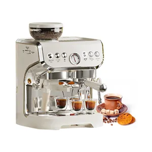 Profesyonel 58mm çıkarma Oem filtre 15bar Ulka pompa kahve makinesi kahve makinesi değirmeni Espresso kahve makinesi ile