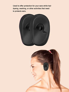 Couvre-oreilles en silicone, protège-oreilles pour teinture capillaire, protège-oreilles réutilisables pour les traitements de coloration des salons de coiffure et la douche à domicile - Product Image 3