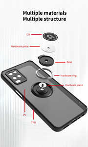 Nuova <span class=keywords><strong>custodia</strong></span>! Con <span class=keywords><strong>custodia</strong></span> in acrilico + TPU ad anello <span class=keywords><strong>per</strong></span> <span class=keywords><strong>OPPO</strong></span> A54 4G, <span class=keywords><strong>custodia</strong></span> morbida in TPU + <span class=keywords><strong>custodia</strong></span> rigida <span class=keywords><strong>per</strong></span> PC <span class=keywords><strong>per</strong></span> <span class=keywords><strong>OPPO</strong></span> A54 4G con protezione della fotocamera - Product Image 2