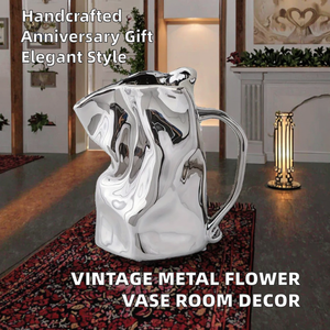 Jarrón de Mesa de Hierro Hecho a Mano Estilo Art Deco Europeo Vintage 2025, Popular para Decoración de Bodas y Aniversarios, KENWAY SARTAJ WORLDWIDE - Product Image 2