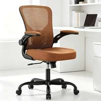 Chaise de bureau ergonomique en maille respirante, hauteur réglable, accoudoirs rabattables, rotation à 360° °   Système pivotant pour un confort et une durabilité tout au long de la journée