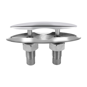 316 Stainless Steel Double Layer Push Pull Bolt Invisible Marine Bollard <b>Yacht</b> Hardware - Product Image 2
