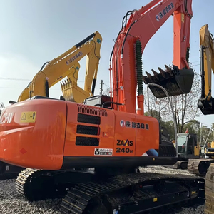 Excavatrice Hitachi Zx240 d'occasion, 24 tonnes, excavatrice sur chenilles d'occasion, moteur Isuzu d'origine, faible nombre d'heures, certifiée CE, expédition sous 5 jours - Product Image 2