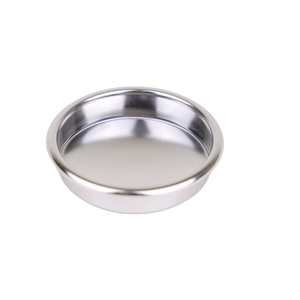 Ensemble de filtres aveugles manuels de 58mm <span class=keywords><strong>pour</strong></span> expresso et thé en acier inoxydable et insertion en plastique cafetière compatible <span class=keywords><strong>pour</strong></span> panier à affleurement arrière - Product Image 1