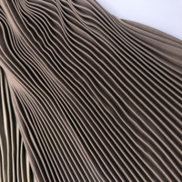 Tissu plissé Miyake en chiffon imitation crêpe, dernier design de mode personnalisé, pour robe