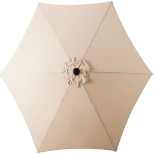 Nouveau parasol extérieur pare-<span class=keywords><strong>soleil</strong></span> parapluie de plage Logo personnalisé imprimé promotionnel bambou en bois <span class=keywords><strong>exotique</strong></span> plage jardin parapluie - Product Image 4