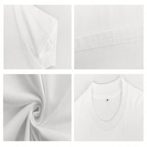 Wholesale 240gsm Heavyweight 100% Cotton Oversized Cropped Boxy Fit Men's Casual Blank Custom Eco-Friendly Breathable <b>T</b>-Shirt - Product Image 6