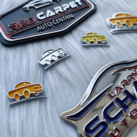 Emblème de voiture en plastique ABS métal 3D personnalisé autocollant adhésif conception de logo pour utilisation en exposition