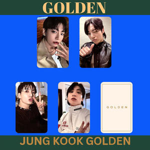Kpop JK อัลบั้มเดี่ยวสีทอง <span class=keywords><strong>M2U</strong></span> SW Photobook Ver photocards รายชื่อ selfie แฟชั่นสองด้านการ์ดโลโมแฟนๆของสะสมของขวัญ - Product Image 3