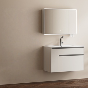Multi functional Japanese style drawer <b>basket</b> integrated basin bathroom cabinet <b>for</b> <b>storage</b> - Product Image 2