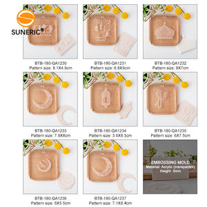 Ramadan Star Embosser Timbre <span class=keywords><strong>Eid</strong></span> Mubarak Fondant Décoration Biscuit Moule Outil En Plastique Cookie Cutter - Product Image 4