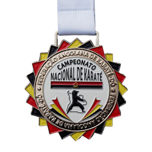 Медали по индивидуальному заказу Футбольная награда, металлическая Золотая лента, спортивные пустые трофеи и медали - Product Image 2