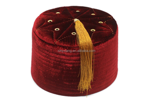 Gorro Fez Egipcio Turco Otomano Personalizado de Fábrica con Borla, Accesorios de Disfraces de Gorro Fez, Gorro Fez Islámico de Sultán Paşa - Product Image 6