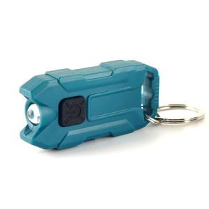 EMC en62471 RoHS BSCI 80 Lumens nhựa IPX4 im chống sốc LED sạc ngoài trời Multitool đèn pin keychain <span class=keywords><strong>Torch</strong></span> - Product Image 2