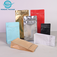 Promotion 100x150mm givré BOPP Mylar personnalisé clair PE plastique réutilisable fermeture à glissière debout pochette refermable porte-oeufs porte-oeufs