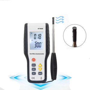 เครื่องวัดความเร็วลมแบบพกพา HT-9829 พร้อมจอแสดงผล LCD ดิจิตอลสำหรับอุตสาหกรรม เครื่องวัดความเร็วลมแบบใช้ความร้อน HT-9829 เครื่องวัดความเร็วลมแบบพกพา HT-9 - Product Image 4