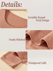 Intimo Termico da <span class=keywords><strong>Donna</strong></span> Senza Cuciture, <span class=keywords><strong>Maglia</strong></span> a Maniche Lunghe, Alta Elasticità, Leggera e Calda, Strato Base per Autunno e Inverno - Product Image 5