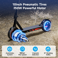 Livraison rapide, scooter électrique tout-terrain de 10 pouces, grand écran LED, scooter électrique haute vitesse pour adultes, vente en gros