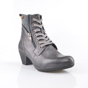 Chaussures pour femmes, accessoire élastique en cuir à grain complet, talon bas, robe tendance - Product Image 6