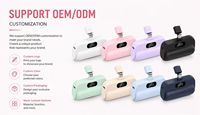 5000mAh Mini Powerbank 20W PD Schnellladung Eingebauter Typ-C-Anschluss LCD-Display Tragbare Kleine Powerbank