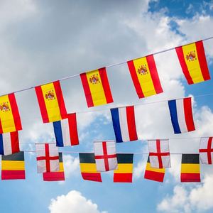 Diseño de Cadena de Banderas Nacionales Impresas Digitalmente Personalizadas de Alta Definición con Reproducción Vívida de los Colores - Product Image 6