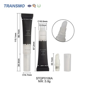 Wholesale Soft Tube for Lipgloss Lip Balm <b>Bottle</b> Cosmetic Tube <b>Squeeze</b> Container with Cap <b>Plastic</b> Tube Packaging - Product Image 2