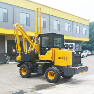 Machine tout-en-un pour le clouage de poteaux de clôture, fournie directement par l'usine, pour autoroutes, routes de montagne, chargement de poteaux, tirage de poteaux, perforation de poteaux - Product Image 4