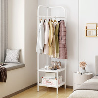 Perchero de pie moderno y duradero para ropa, de esquina, vertical, para sala de estar, con almacenamiento, ecológico y que ahorra espacio, al por mayor