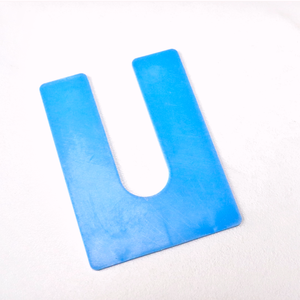 Cửa sổ nhựa shims FHC 1/8 "x 4" rắn nhựa đen móng ngựa shims - Product Image 4