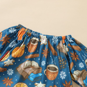 Vendite calde autunno vestiti del bambino stampa personalizzata bambino manica lunga top pantaloni a campana ragazze due pezzi set <span class=keywords><strong>abbigliamento</strong></span> per 12 <span class=keywords><strong>anni</strong></span> - Product Image 2